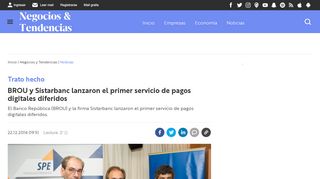 
                            5. BROU y Sistarbanc lanzaron el primer servicio de pagos digitales ...