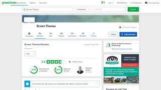 
                            10. Brown Thomas Reviews | Glassdoor.ie