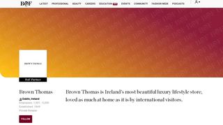 
                            12. Brown Thomas's Page | BoF Careers | The Business of Fashion