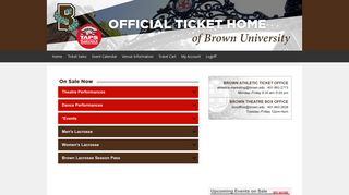 
                            5. Brown University Ticketing - NeuLion