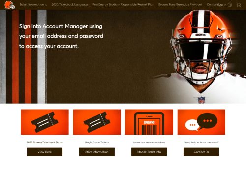 
                            1. Browns Account Manager |