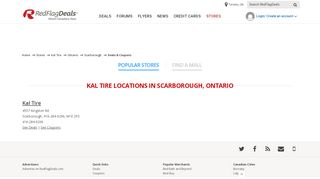 
                            13. Browse for Kal Tire Deals & Coupons in Scarborough ...