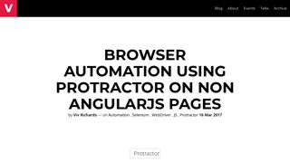 
                            10. Browser automation using Protractor on non AngularJs pages - VR