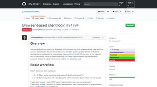
                            9. Browser-based client login · Issue #24794 · owncloud/core · GitHub
