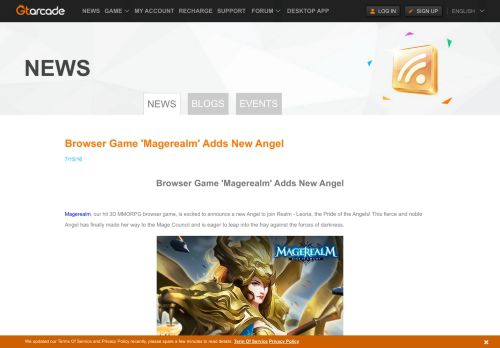 
                            5. Browser Game 'Magerealm' Adds New Angel - GTArcade