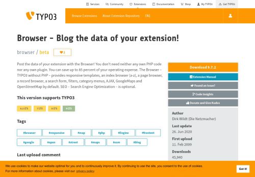 
                            4. Browser - TYPO3 Extension Repository - typo3.org