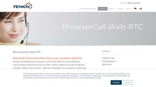 
                            8. BrowserCall - TEVOX