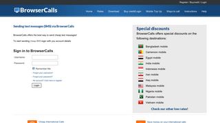 
                            6. BrowserCalls offers cheap SMS / Text messages to any - international ...