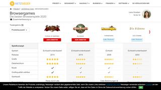 
                            12. Browsergames - Die besten Browserspiele 2018 | NETZSIEGER