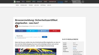 
                            5. Browsermeldung: Sicherheitszertifikat abgelaufen – was tun? – GIGA