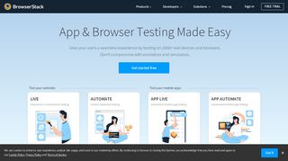 
                            12. BrowserStack: Most Reliable Mobile App & Browser Testing Platform