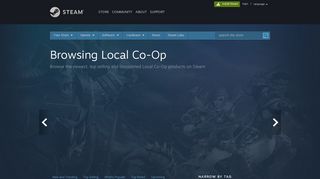 
                            5. Browsing Local Co-Op - Steam