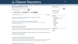 
                            10. Browsing UPIITA by Title - IPN / Tesis Institucionales