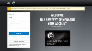 
                            4. BRP Credit Card: Sign On