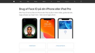 
                            4. Brug af Face ID på Face IDeller iPad Pro - Apple-support