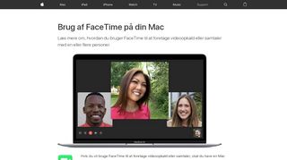 
                            9. Brug af FaceTime på din Mac - Apple-support