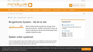 
                            5. Brugerkonto System - Så let er det - Mindly.dk