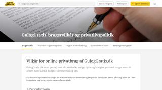 
                            5. Brugervilkår - GulogGratis