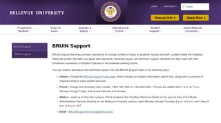 
                            6. BRUIN Support | Bellevue University