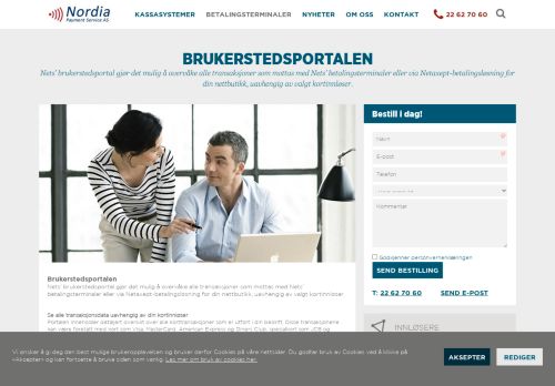 
                            7. Brukerstedsportal (Merchant portal) - Nordia