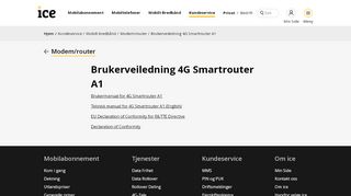 
                            2. Brukerveiledning 4G Smartrouter A1 - ice