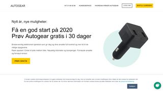 
                            2. Brukervennlig Elektronisk Kjørebok fra Autogear