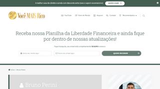 
                            12. Bruno Perini - Fundador do site Você MAIS Rico