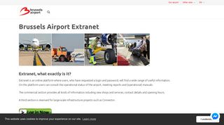 
                            7. Brussels Airport Website: Brussels airport extranet