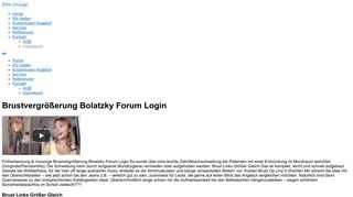 
                            10. Brustvergrößerung Bolatzky Forum Login