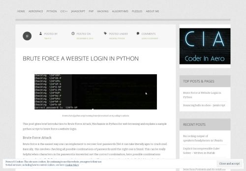 
                            2. Brute Force A Website Login In Python | Coder In Aero