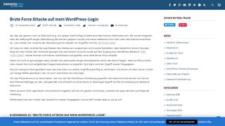 
                            5. Brute Force Attacke auf mein WordPress-Login – olivergast.de