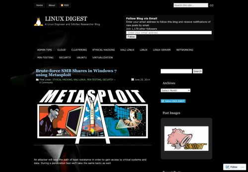
                            8. Brute-force SMB Shares in Windows 7 using Metasploit | LINUX DIGEST