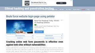 
                            13. Brute force website login page using patator - Ethical hacking and ...