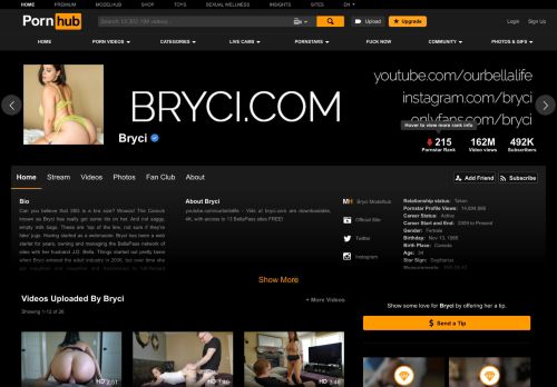
                            5. Bryci Porn Videos - Verified Pornstar Profile | Pornhub
