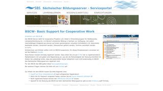 
                            7. BSCW | Sächsischer Bildungsserver - Serviceportal