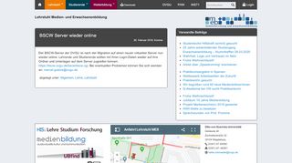 
                            7. BSCW Server wieder online - MEB - Medien- und ... - meb.ovgu