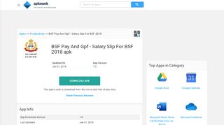 
                            6. BSF Pay And Gpf - Salary Slip For BSF 2018 Apk Download latest ...