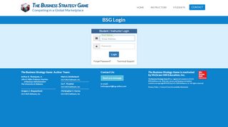 
                            3. BSG Login - Business Strategy Game Simulation