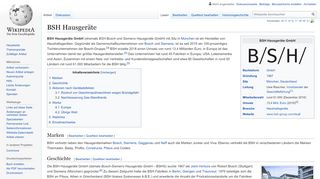 
                            8. BSH Hausgeräte – Wikipedia