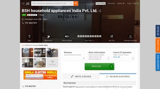 
                            12. BSH household appliances India Pvt. Ltd., Chandigarh Sector 22b ...