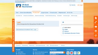 
                            11. BSH Login VR Bank Neumünster eG