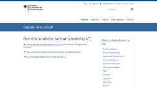 
                            4. BSI - Elektronischer Aufenthaltstitel - Der elektronische Aufenthaltstitel ...