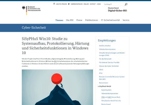 
                            10. BSI - SiSyPHuS Win10