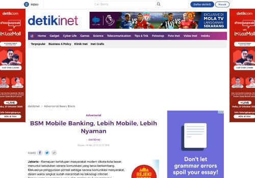 
                            8. BSM Mobile Banking, Lebih Mobile, Lebih Nyaman - Inet Detik