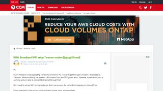 
                            9. BSNL Broadband WIFI setup Teracom modem [Solved] - Ccm.net