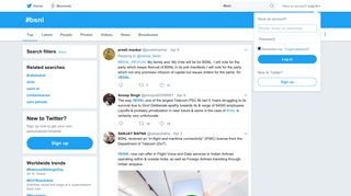 
                            4. #bsnl hashtag on Twitter