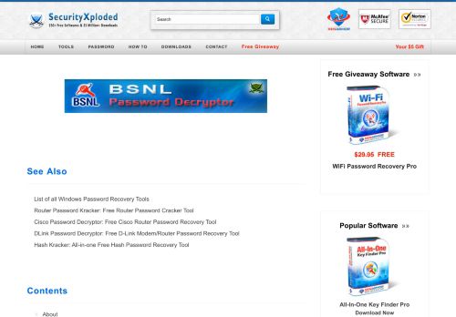 
                            10. BSNL Password Decryptor : Free BSNL Modem/ADSL Router Login ...