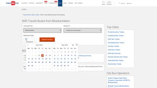 
                            6. BSR Travels Buses to Bhadrachalam, BSR Travels Routes, Fares from ...