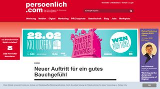 
                            13. BSSM: Neuer Auftritt für ein gutes Bauchgefühl - PR/Corporate