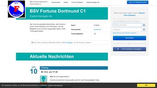 
                            10. BSV Fortuna Dortmund C1 Kadermanager.de: fußball, Dortmund ...